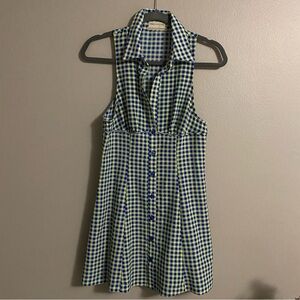 Urban Outfitter Front Button Mini Tennis Dress Medium